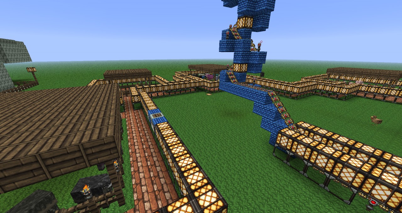 Notch Berry Farm Amusement Park Minecraft Map